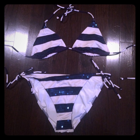 Victoria's Secret Sequin Swimsuit size medium