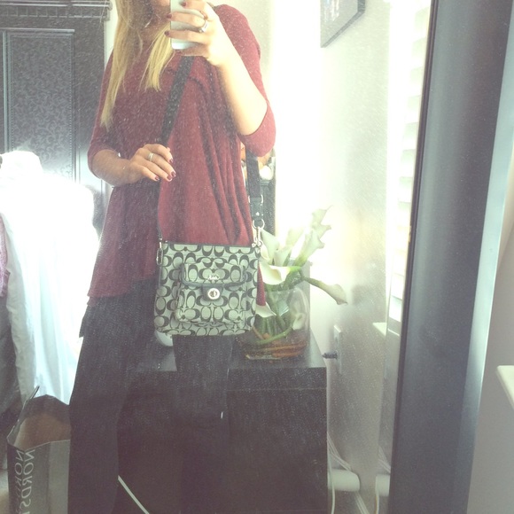 Authentic coach crossbody bag