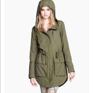 Olive Green Utility/Anorak Jacket