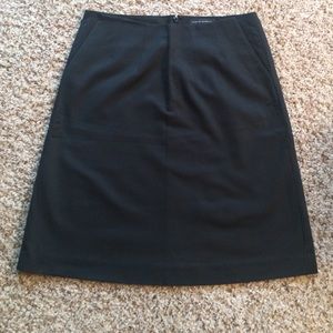 Banana Republic black pencil skirt
