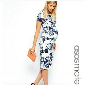 Asos maternity floral dress