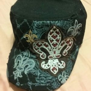 Bling detail hat