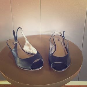 Mossimo Black Peep Toe Shoes