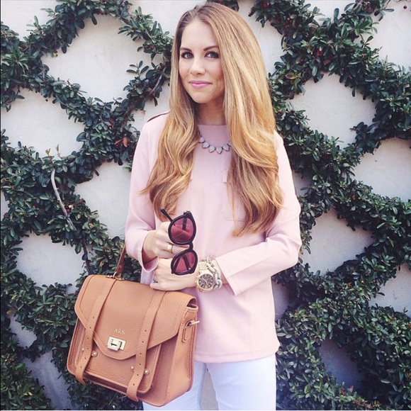 Chicwish Tops - Pink Pockets Crepe Blouse