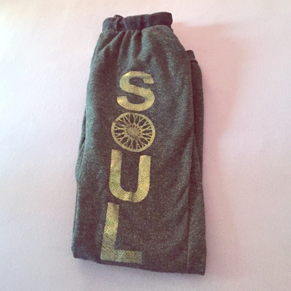SoulCycle glitter sweats