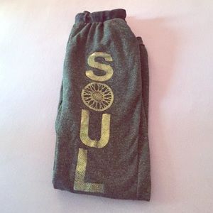 SoulCycle glitter sweats
