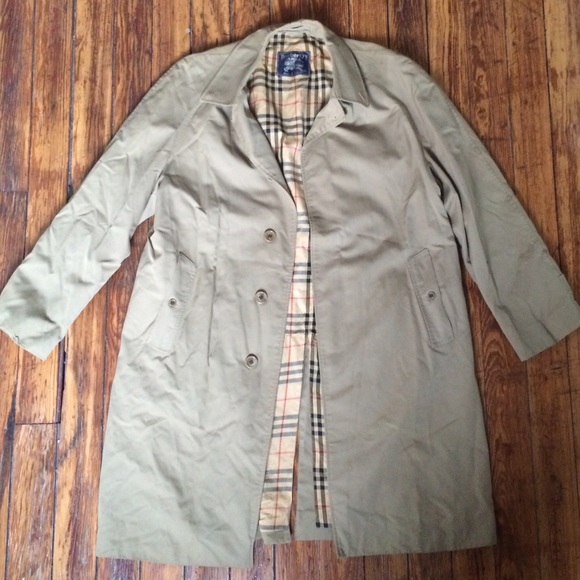 Vintage Mens Burberrys' Novacheck Rain Coat