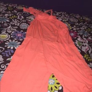 Jumpsuit great for fall sheer material