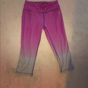 New pink ombré yoga capris