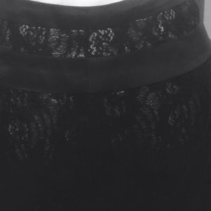 Black Lace Pencil Skirt