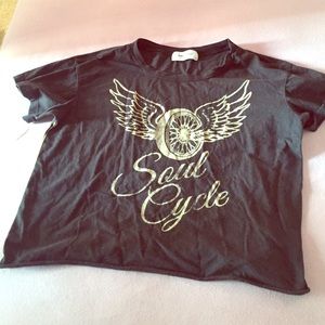 SoulCycle cropped tee