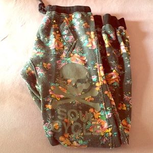 SoulCycle Floral Sweats