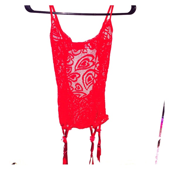Red lingerie