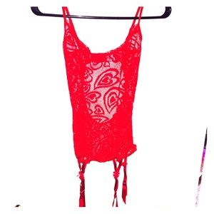 Red lingerie