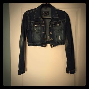 Denim Cropped Jacket