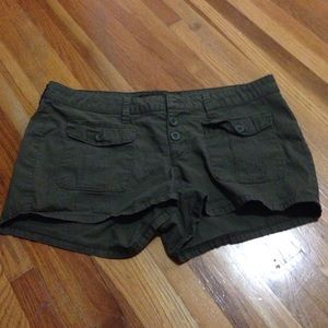 Olive green "Arizona Jeans" shorts