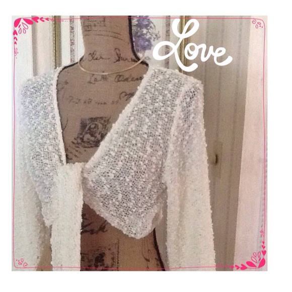 SEQUIN Balero-Style Tie-Front - Picture 4 of 4