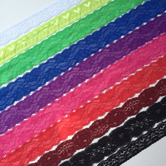 Lace elastic for headbands and hair ties!
