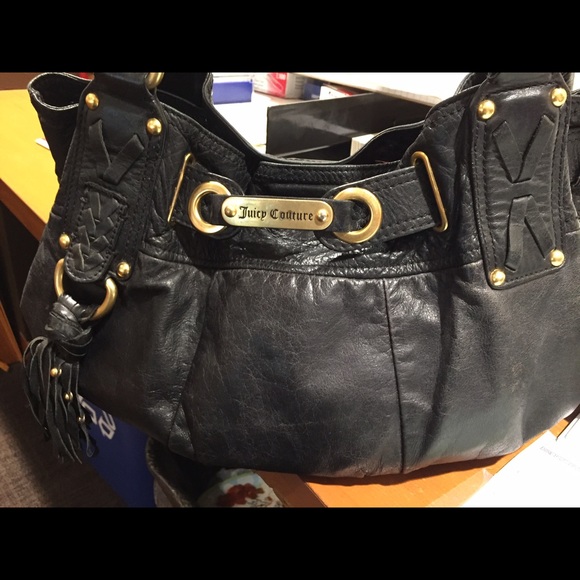 Authentic JUICY COUTURE Freestyle black satchel