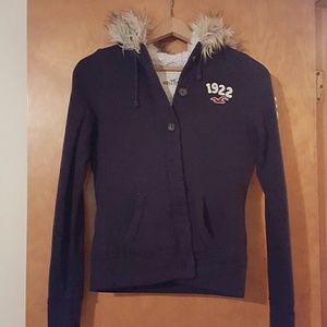 Very cozy fleece Hollister hoodie