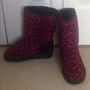 Hot Pink Playboy Boots