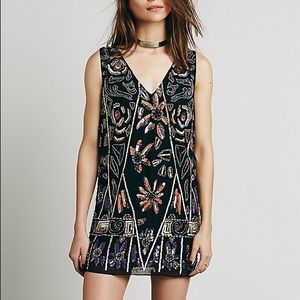 Free People Love and Embellished mini dress