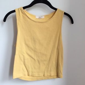 Yellow Crop Top