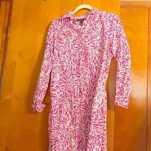 Floral pink and white jacket