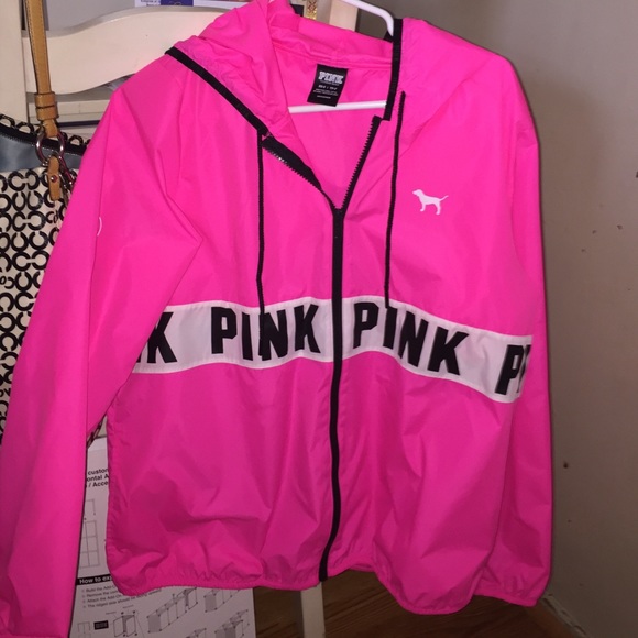 PINK rain jacket Victoria secret
