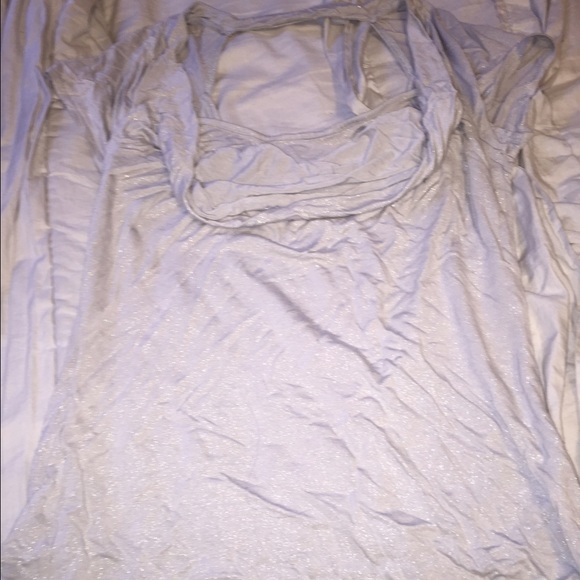 Sliver sparkling shirt