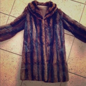 Vintage Norwegian mink coat