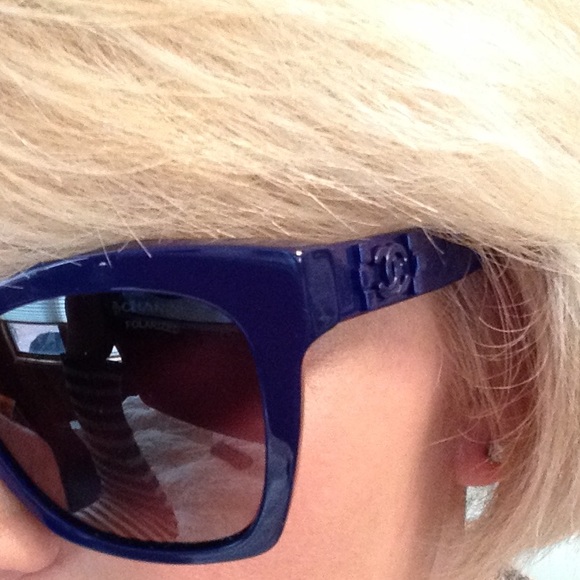 Chanel "Butterfly" Sunglasses, navy