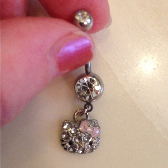 Hello Kitty navel ring