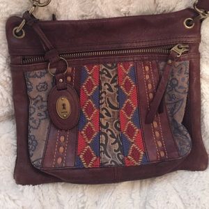 Fossil Vintage Print Purse
