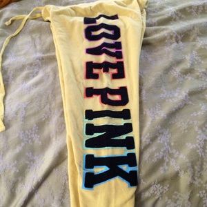 VS PINK SWEATPANTS