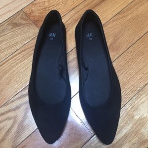 H&M faux suede flats