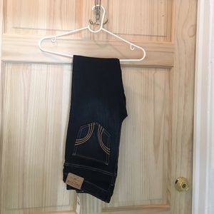 Hollister Super Skinny High Rise Dark Wash Jeans