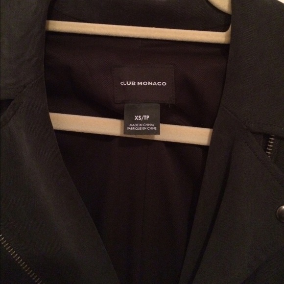 Club Monaco sleeveless Moto vest - Picture 2 of 3