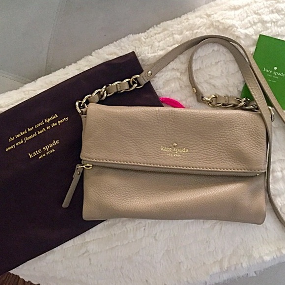 Kate Spade cross body in Bone color