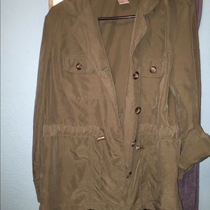 Olive Green Utility Jacket