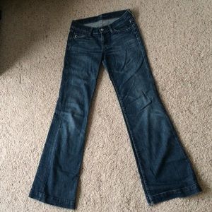 7 for all Mankind wide leg jeans