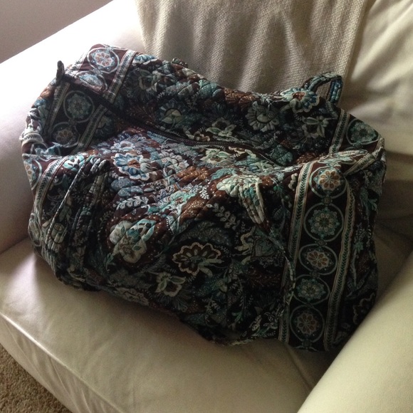Java Blue Vera Bradely duffle bag