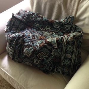 Java Blue Vera Bradely duffle bag
