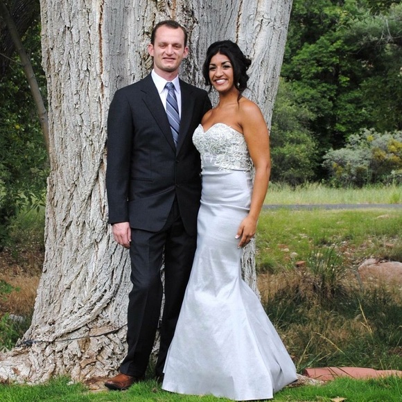 Silvery Lavender Formal Gown