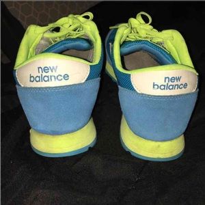 Neon colored sneakers