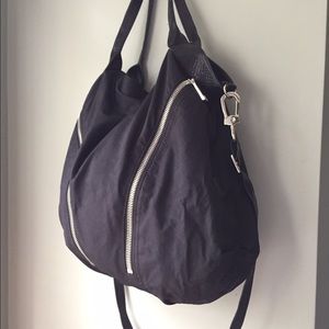 Leather and Cloth HOBO Bag