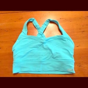 Large Aqua Sports Bra
