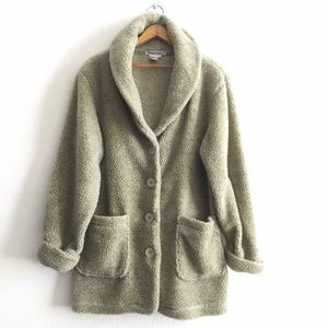 Faux shearling coat