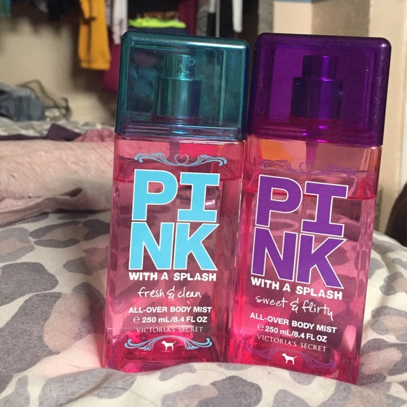 fresh and clean, and sweet and flirty pink perfume