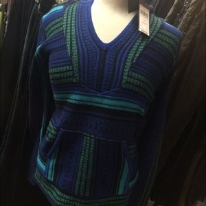 BCBG MAXAZRIA "JANSON" SWEATER W HOOD